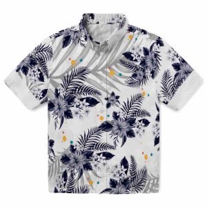 Space Hibiscus Palm Leaves Hawaiian Shirt Best selling