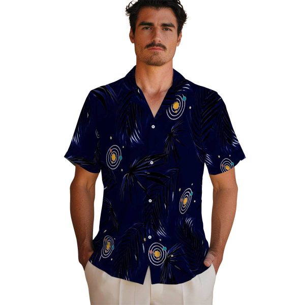 Space Palm Leaf Hawaiian Shirt High quality 1