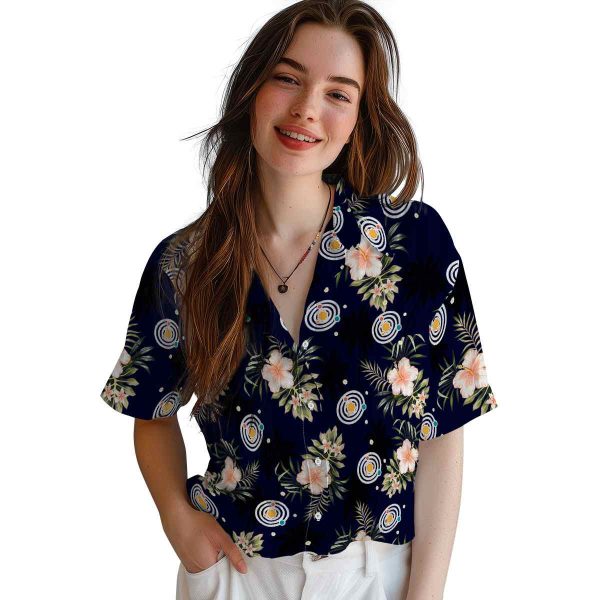 Space Palm Tree Flower Hawaiian Shirt Trendy