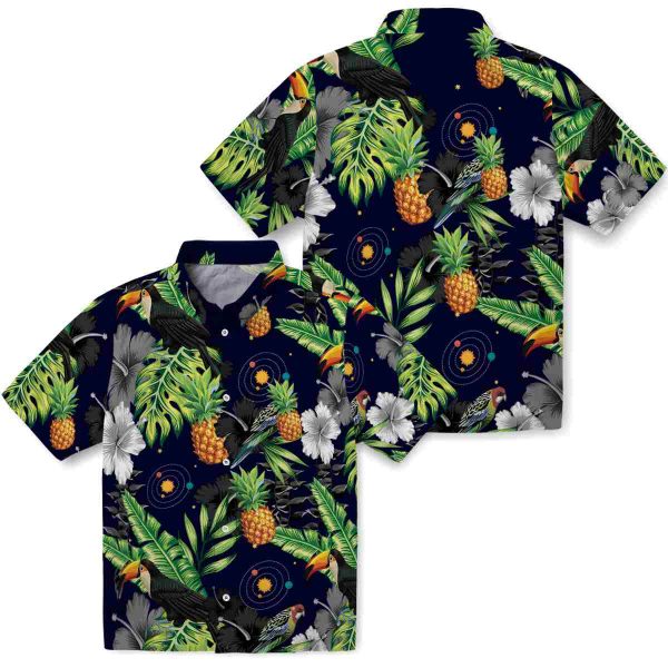 Space Toucan Hibiscus Pineapple Hawaiian Shirt Latest Model