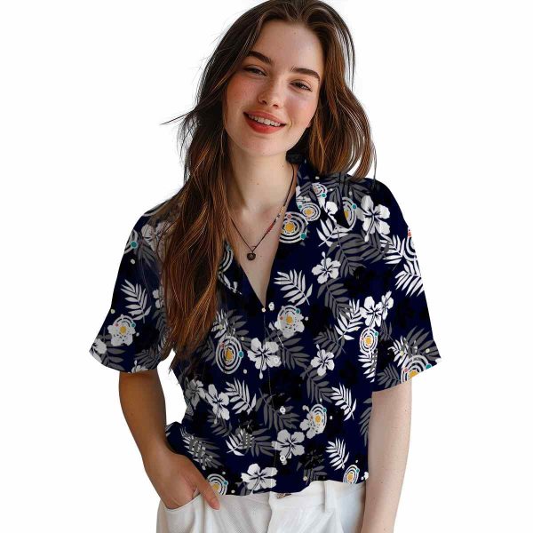 Space Tropical Floral Hawaiian Shirt Trendy