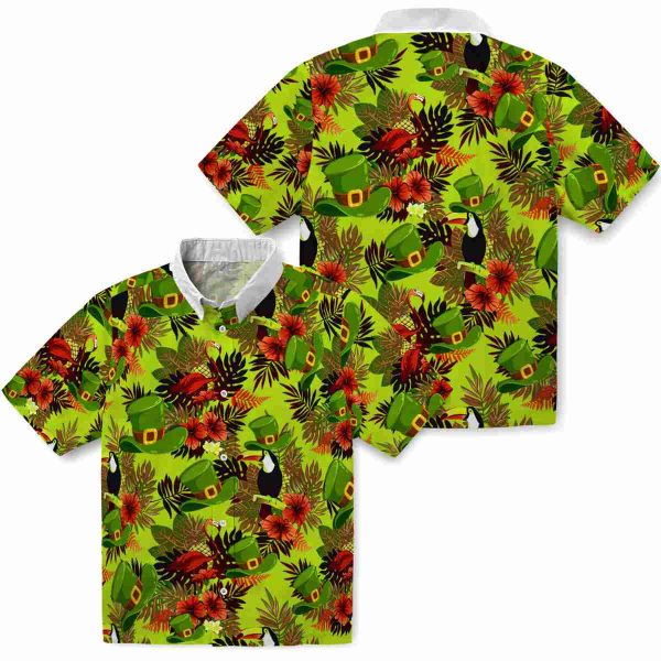 St Patricks Day Floral Toucan Hawaiian Shirt Latest Model