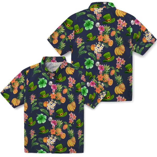 St Patricks Day Hibiscus And Fruit Hawaiian Shirt Latest Model