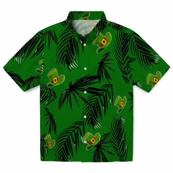 St Patricks Day Palm Leaf Hawaiian Shirt Best selling