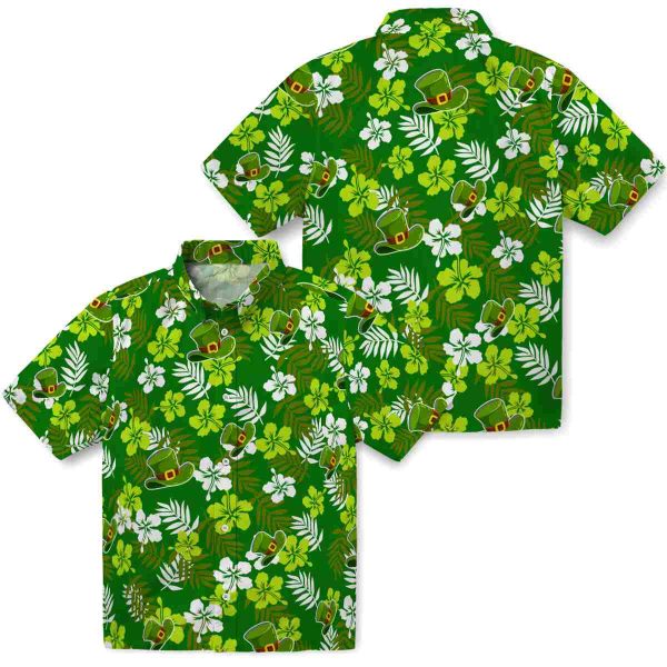 St Patricks Day Tropical Floral Hawaiian Shirt Latest Model