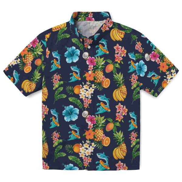 Summer Hibiscus And Fruit Hawaiian Shirt Best selling