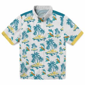 Summer Palm Island Print Hawaiian Shirt Best selling