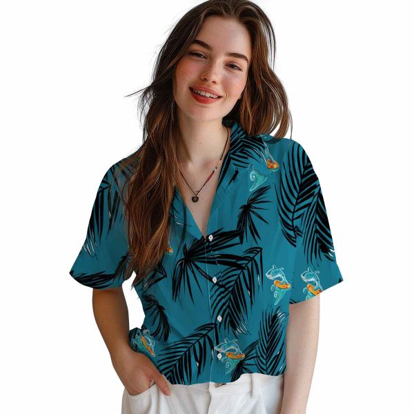 Summer Palm Leaf Hawaiian Shirt Trendy