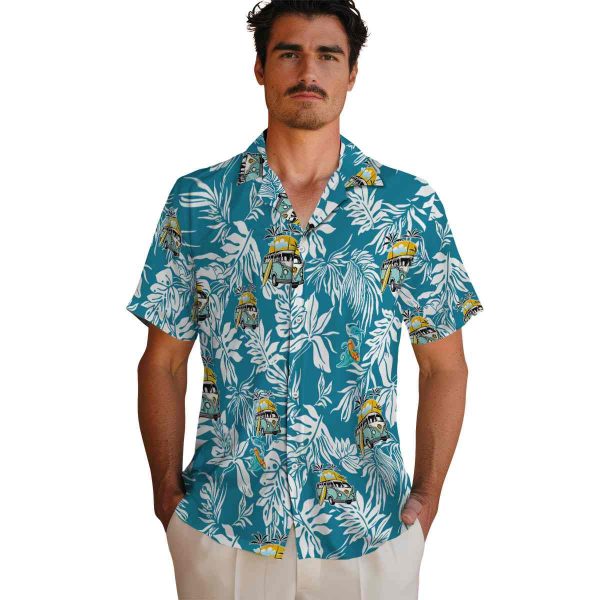 Summer Tropical Leaf Hawaiian Shirt High quality