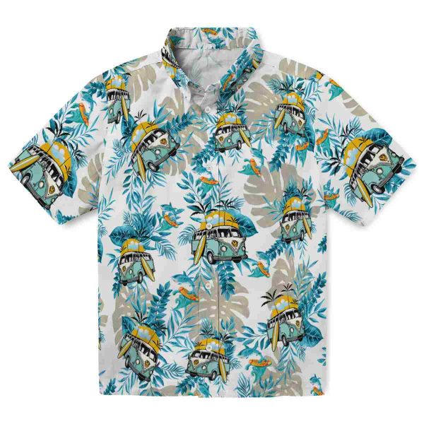 Summer Tropical Leaves Hawaiian Shirt Best selling