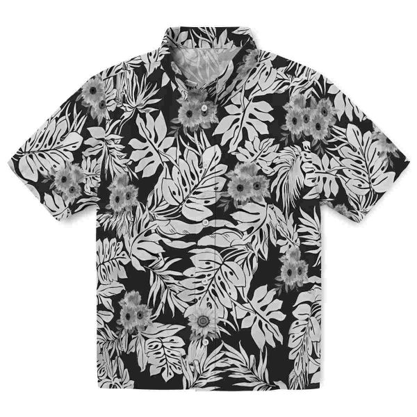 Sunflower Monstera Leaf Pattern Hawaiian Shirt Best selling