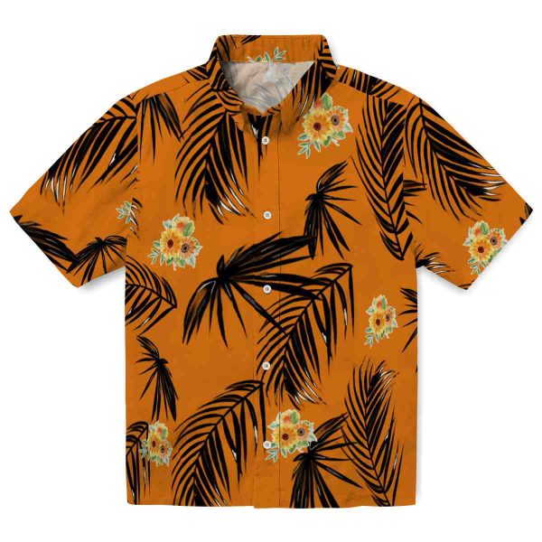 Sunflower Palm Leaf Hawaiian Shirt Best selling