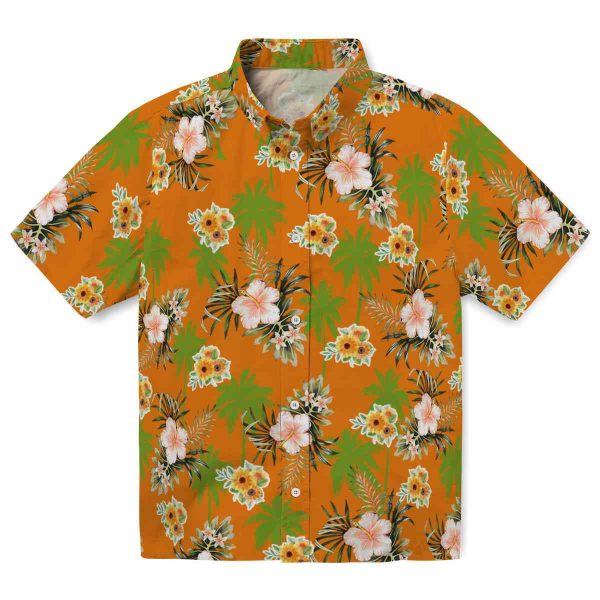 Sunflower Palm Tree Flower Hawaiian Shirt Best selling