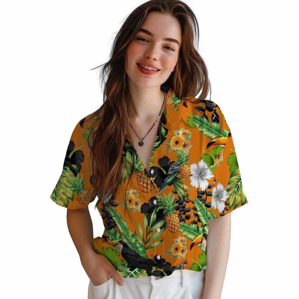 Sunflower Toucan Hibiscus Pineapple Hawaiian Shirt Trendy