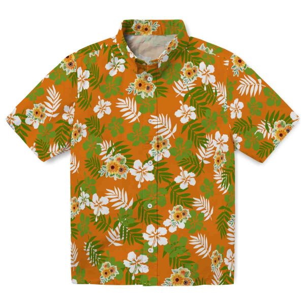 Sunflower Tropical Floral Hawaiian Shirt Best selling