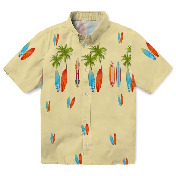 Surf Surfboard Palm Hawaiian Shirt Best selling