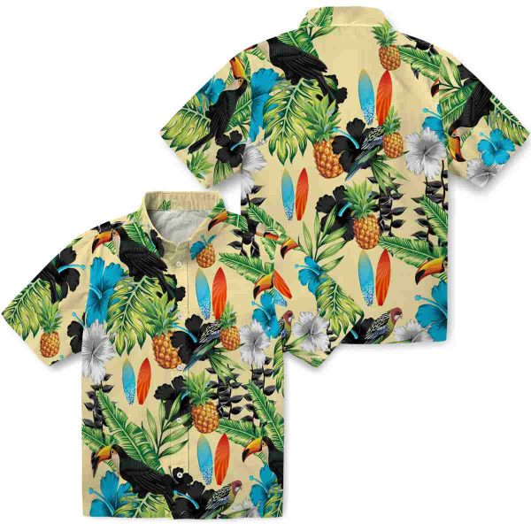 Surf Toucan Hibiscus Pineapple Hawaiian Shirt Latest Model