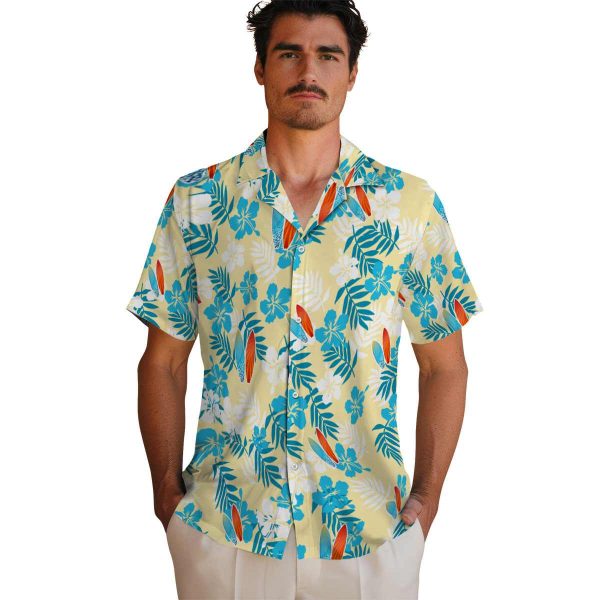 Surf Tropical Floral Hawaiian Shirt High quality