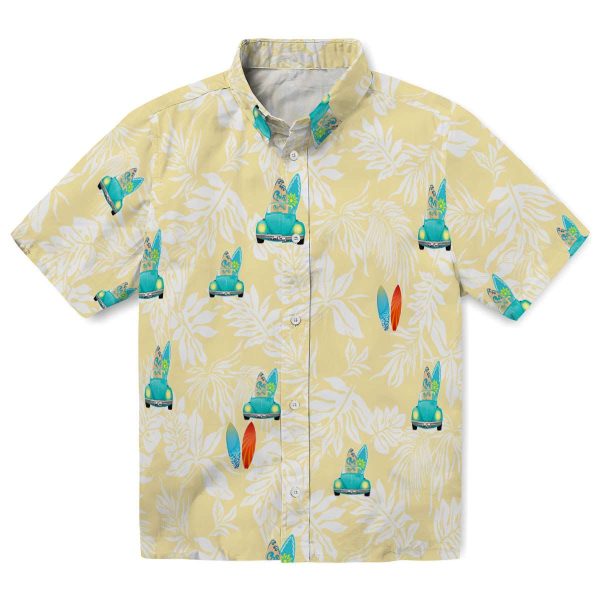 Surf Tropical Leaf Hawaiian Shirt Best selling