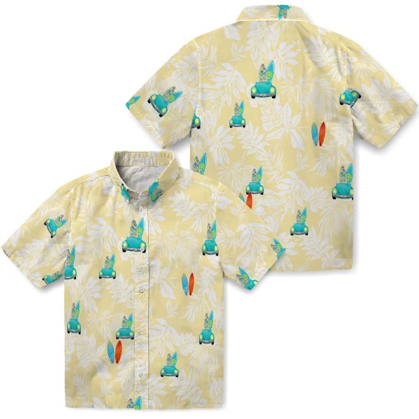 Surf Tropical Leaf Hawaiian Shirt Latest Model