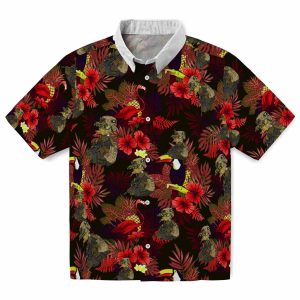 Tactical Floral Toucan Hawaiian Shirt Best selling