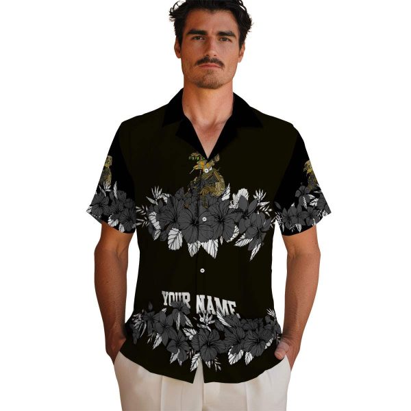 Tactical Hibiscus Stripe Hawaiian Shirt High quality