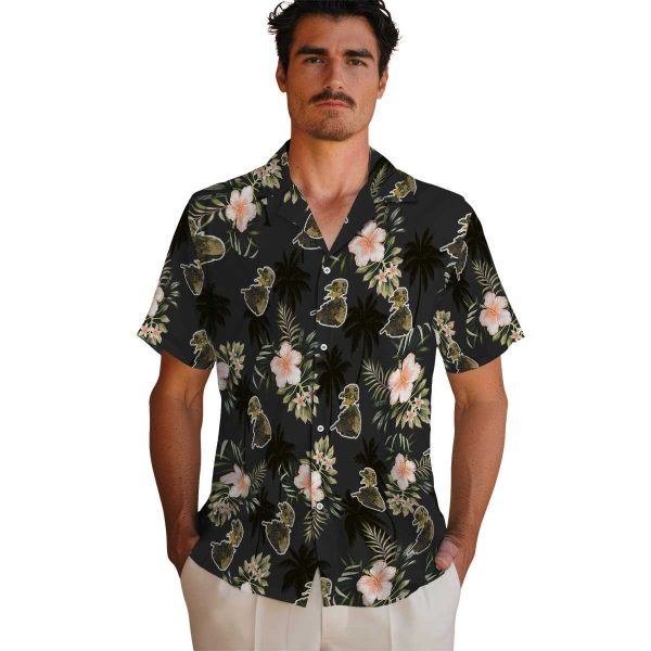 Tactical Palm Tree Flower Hawaiian Shirt High quality