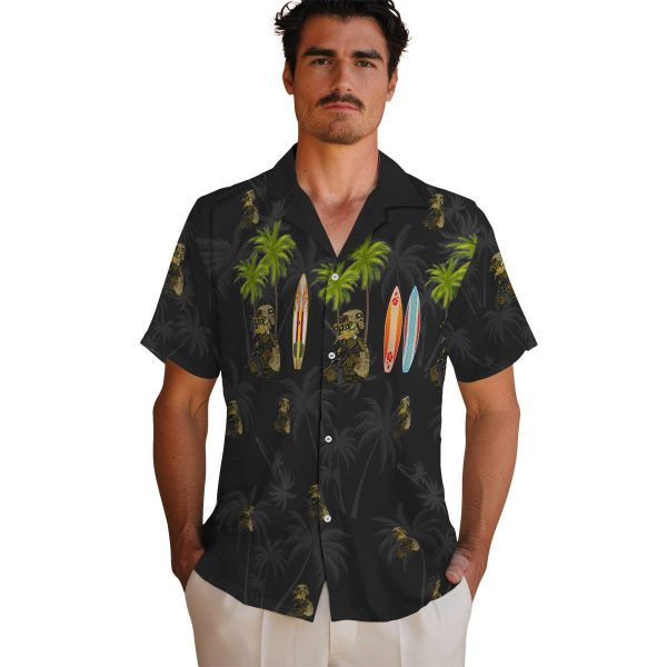 Tactical Surfboard Palm Hawaiian Shirt High quality 1