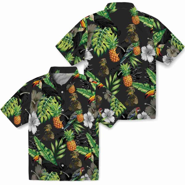 Tactical Toucan Hibiscus Pineapple Hawaiian Shirt Latest Model