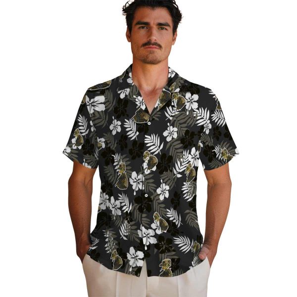 Tactical Tropical Floral Hawaiian Shirt High quality