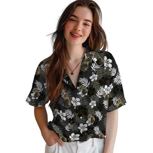 Tactical Tropical Floral Hawaiian Shirt Trendy