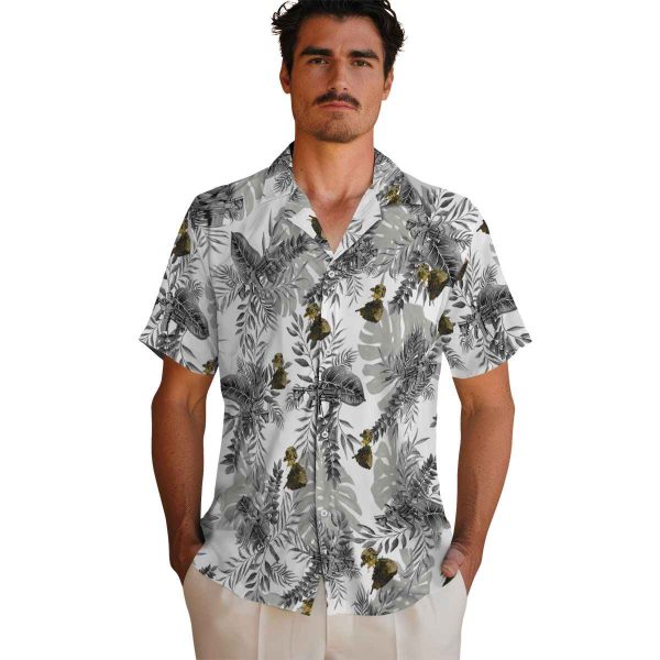 Tactical Tropical Leaves Hawaiian Shirt High quality