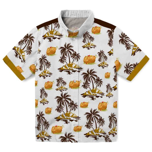 Thanksgiving Palm Island Print Hawaiian Shirt Best selling