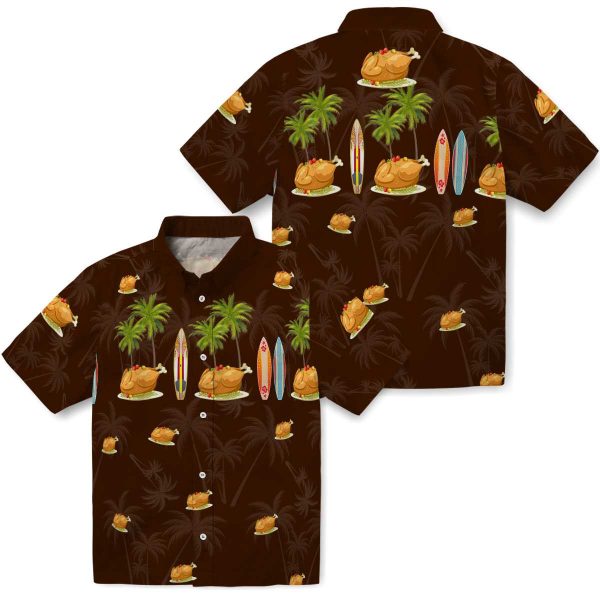 Thanksgiving Surfboard Palm Hawaiian Shirt Latest Model