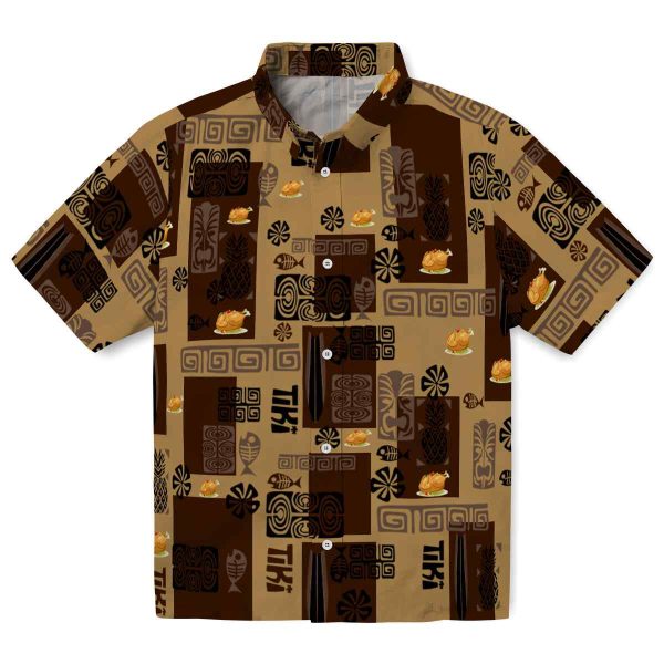 Thanksgiving Tribal Symbols Hawaiian Shirt Best selling