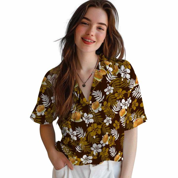 Thanksgiving Tropical Floral Hawaiian Shirt Trendy