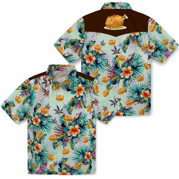 Thanksgiving Tropical Foliage Hawaiian Shirt Latest Model