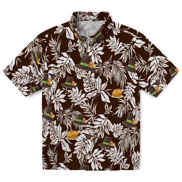 Thanksgiving Tropical Leaf Hawaiian Shirt Best selling