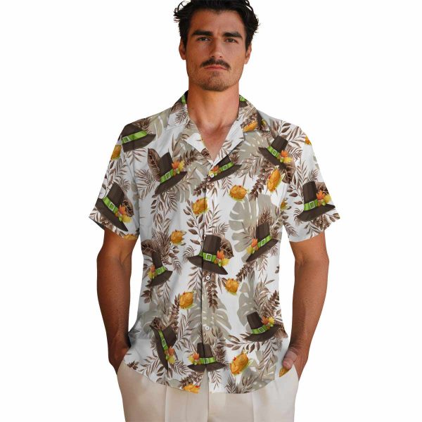 Thanksgiving Tropical Leaves Hawaiian Shirt High quality