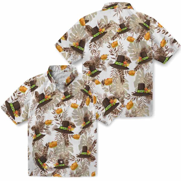 Thanksgiving Tropical Leaves Hawaiian Shirt Latest Model