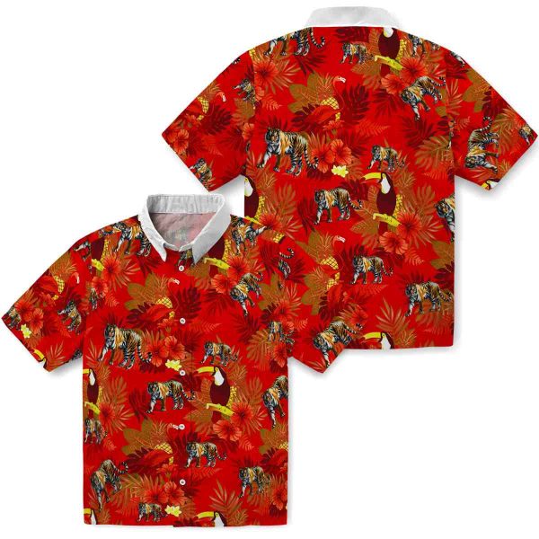 Tiger Floral Toucan Hawaiian Shirt Latest Model