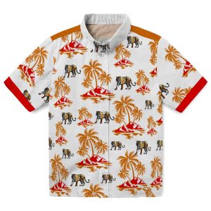 Tiger Palm Island Print Hawaiian Shirt Best selling