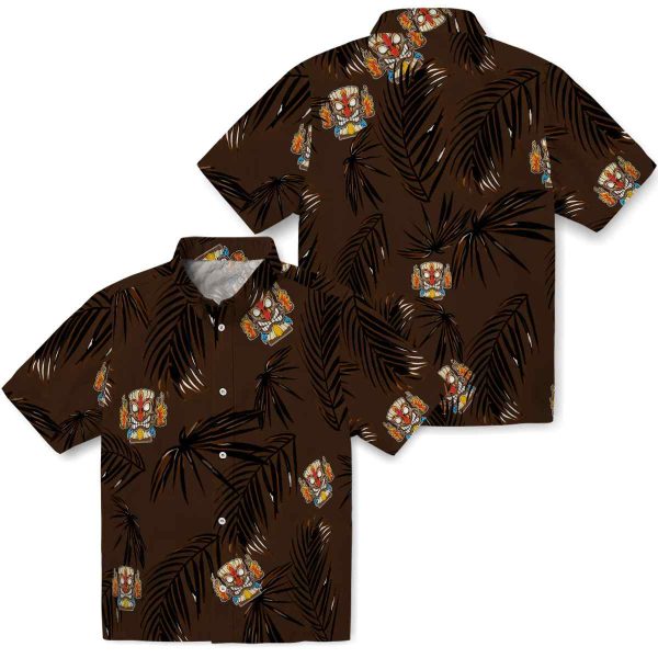 Tiki Palm Leaf Hawaiian Shirt Latest Model