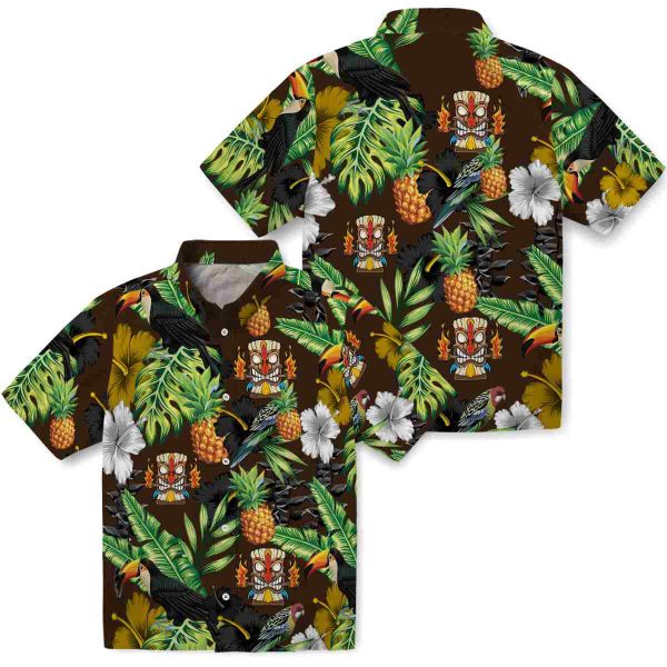 Tiki Toucan Hibiscus Pineapple Hawaiian Shirt Latest Model