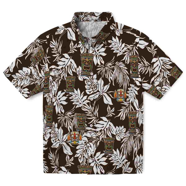 Tiki Tropical Leaf Hawaiian Shirt Best selling