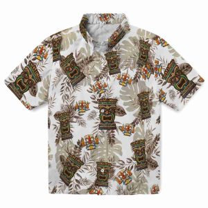 Tiki Tropical Leaves Hawaiian Shirt Best selling