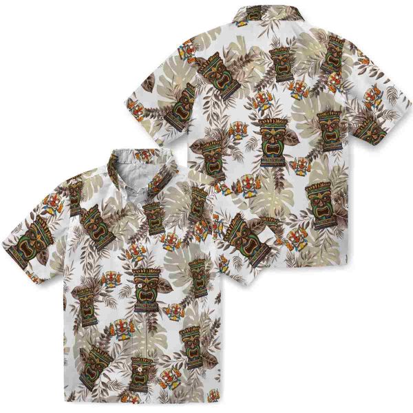 Tiki Tropical Leaves Hawaiian Shirt Latest Model