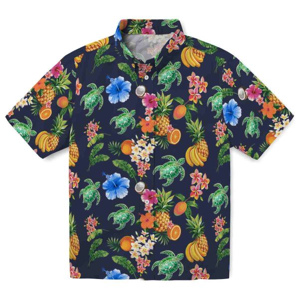 Tribal Hibiscus And Fruit Hawaiian Shirt Best selling