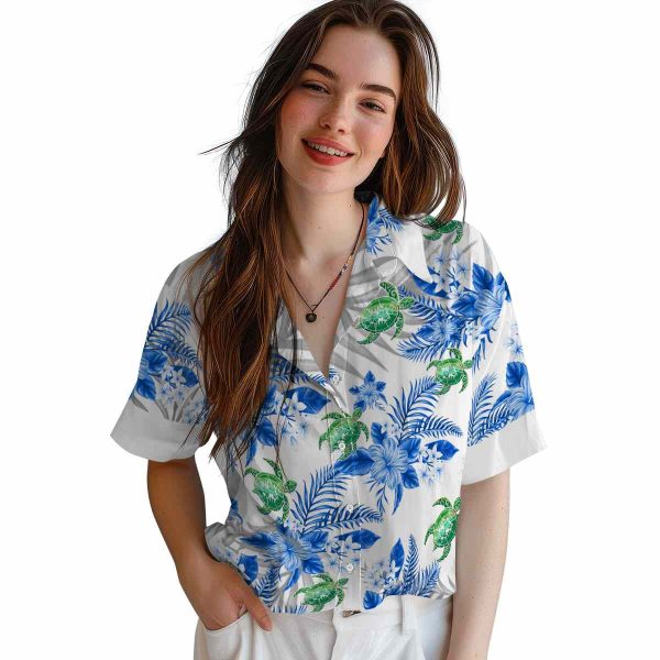 Tribal Hibiscus Palm Leaves Hawaiian Shirt Trendy