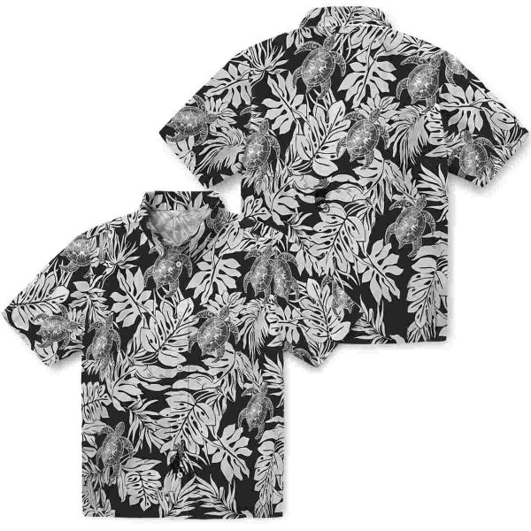 Tribal Monstera Leaf Pattern Hawaiian Shirt Latest Model